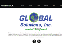 Tablet Screenshot of globalsolinc.com